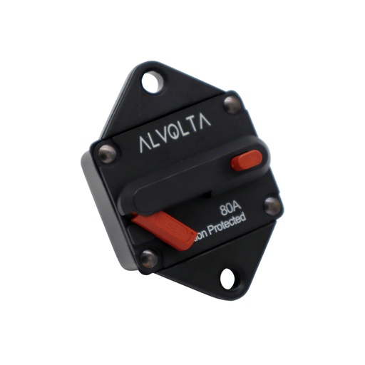 [M1280P] Alvolta 80A Manual Reset Panel Mount Circuit Breaker