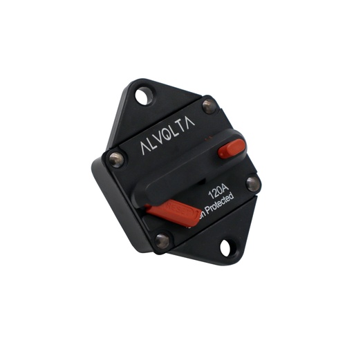 Alvolta 120A Manual Reset Panel Mount Circuit Breaker