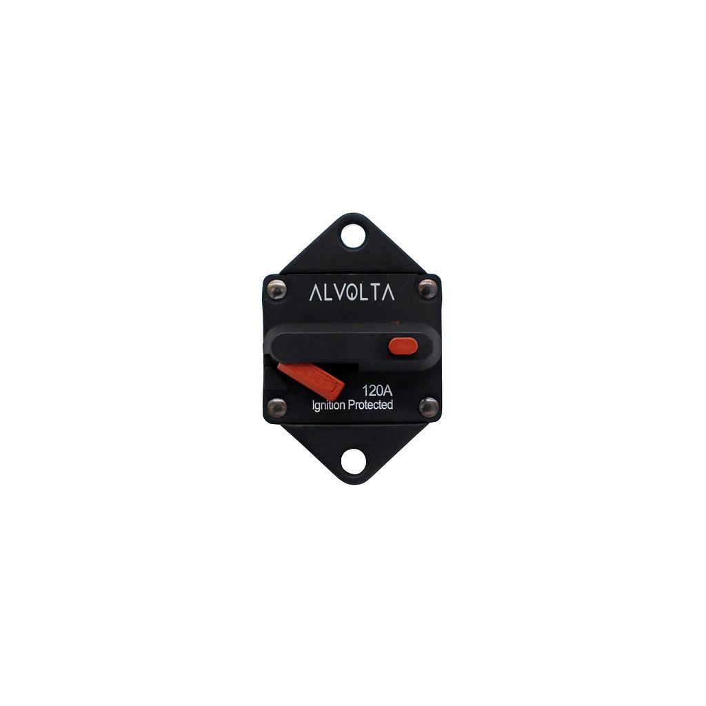 Alvolta 120A Manual Reset Panel Mount Circuit Breaker