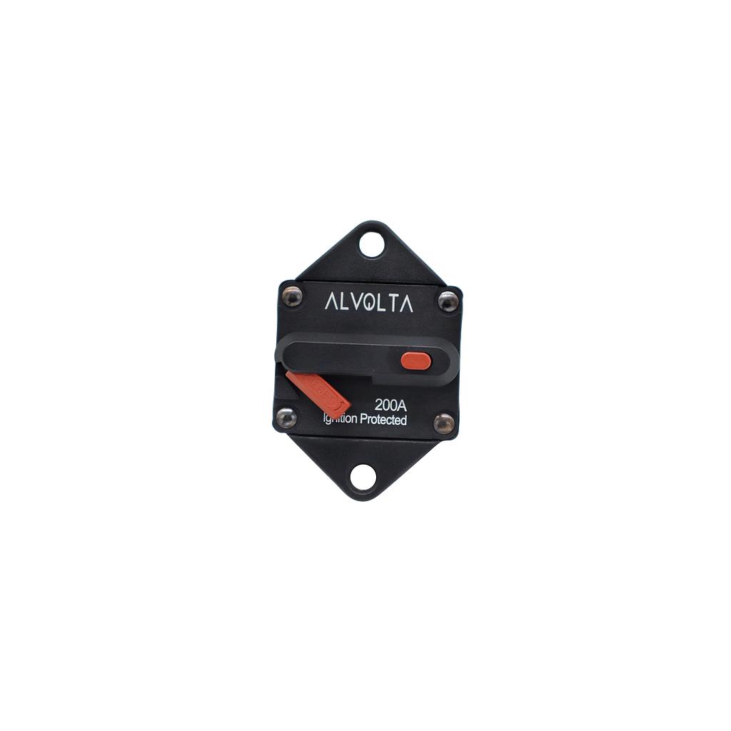 [M12200P] Alvolta 200A Manual Reset Panel Mount Circuit Breaker