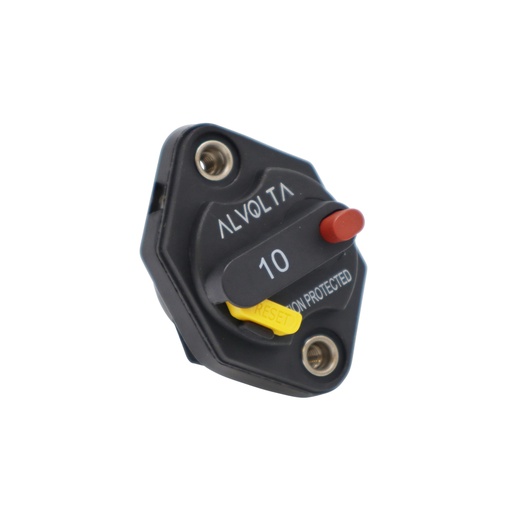 Alvolta 10A Manual Reset Panel Mount Circuit Breaker 255 Series