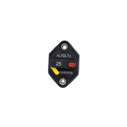 [M25525P] Alvolta 25A Manual Reset Panel Mount Circuit Breaker 255 Series