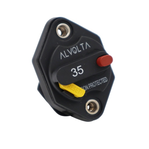 Alvolta 35A Manual Reset Panel Mount Circuit Breaker 255 Series