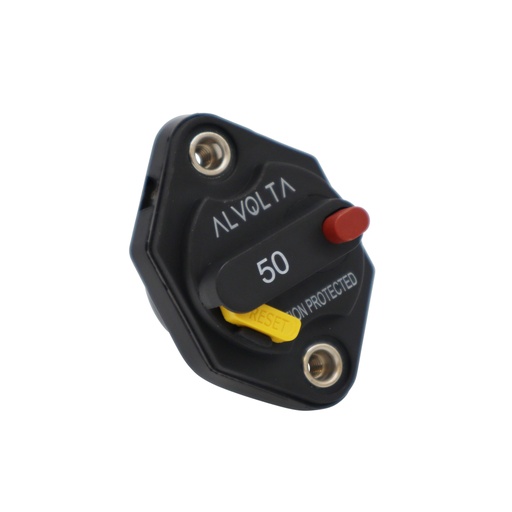 Alvolta 50A Manual Reset Panel Mount Circuit Breaker 255 Series