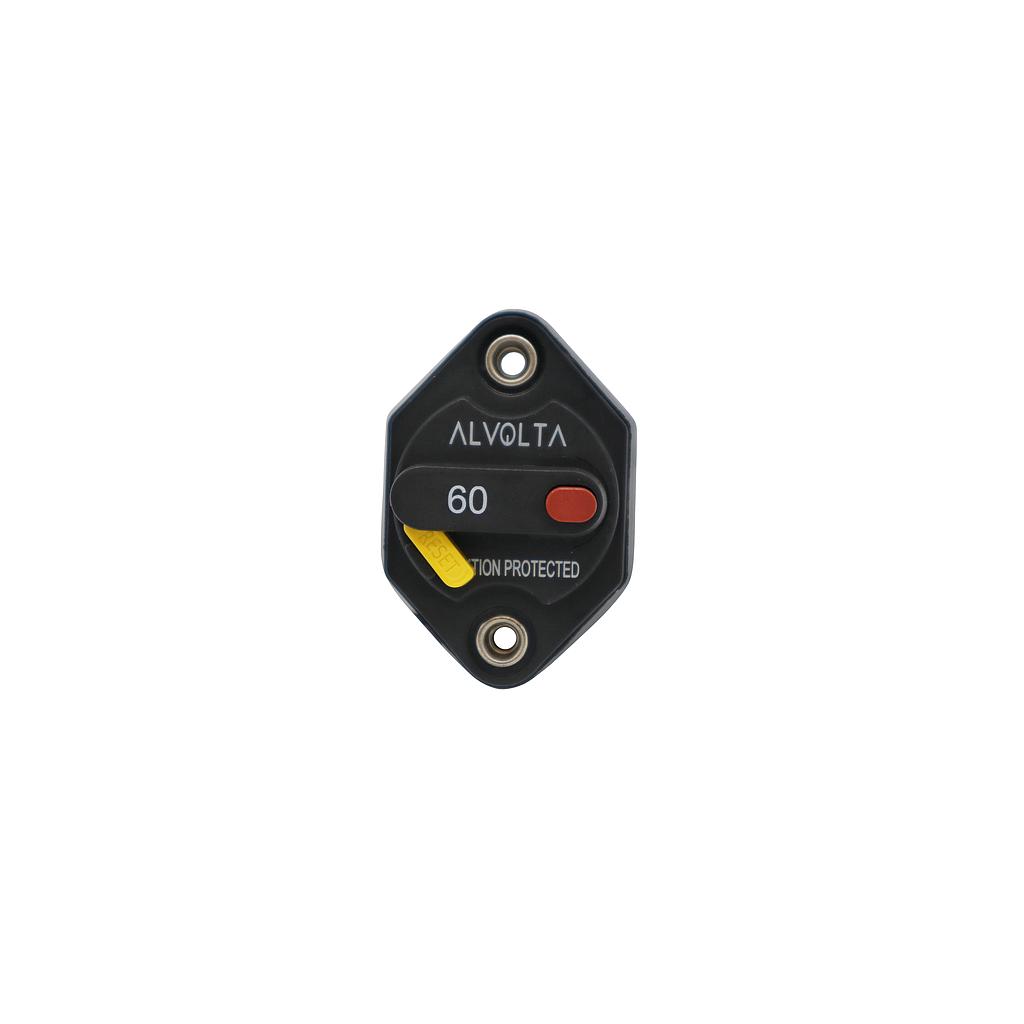[M25560P] 60A Manual Reset Panel Mount Circuit Breaker