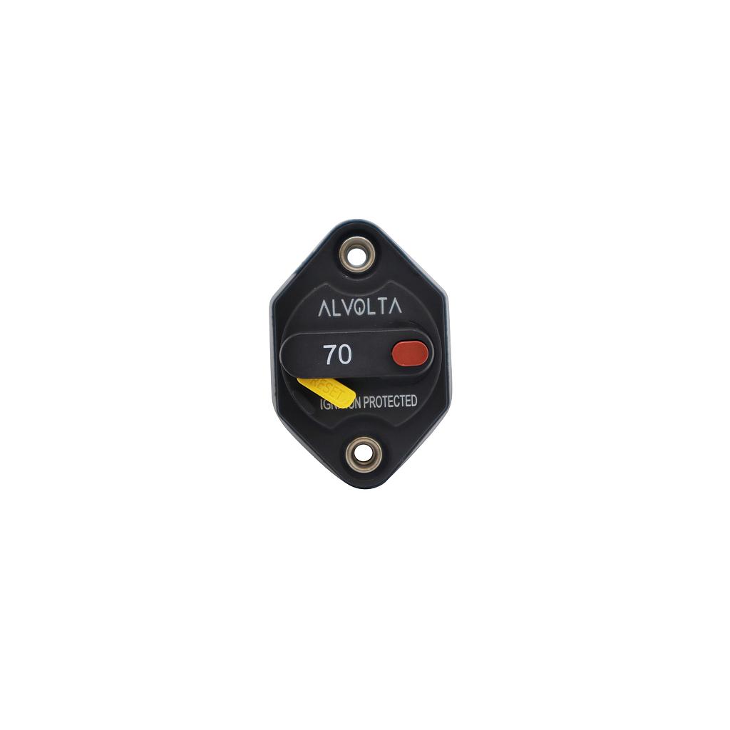 [M25570P] Alvolta 70A Manual Reset Panel Mount Circuit Breaker