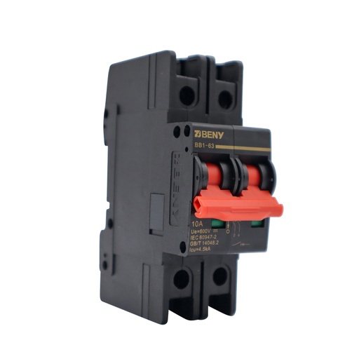 ZJ Beny 10A 2P DC Circuit Breaker 600V
