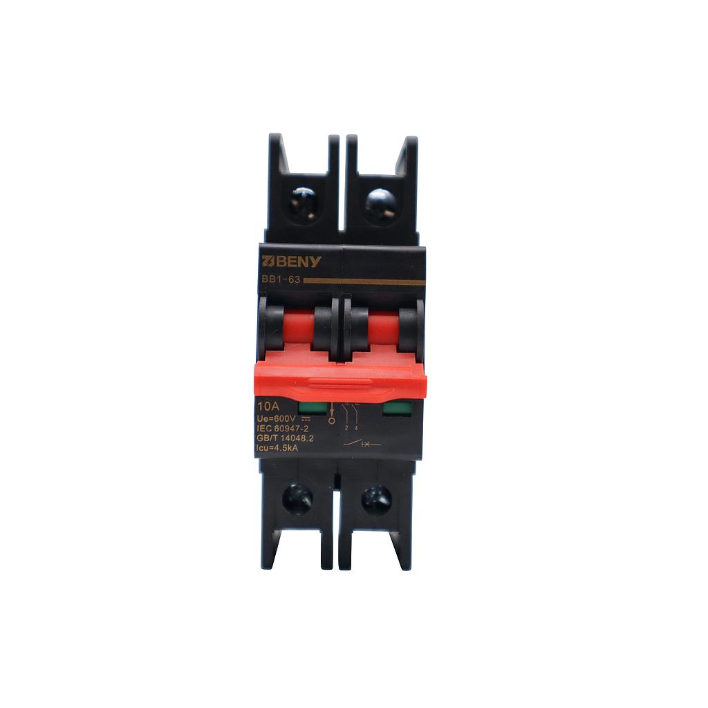 ZJ Beny 10A 2P DC Circuit Breaker 600V