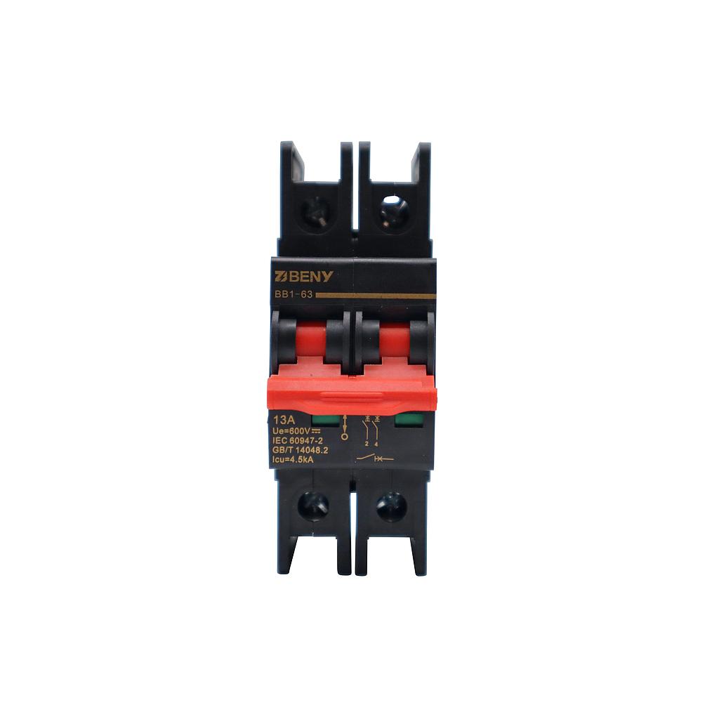 ZJ Beny 13A 2P DC Circuit Breaker 600V