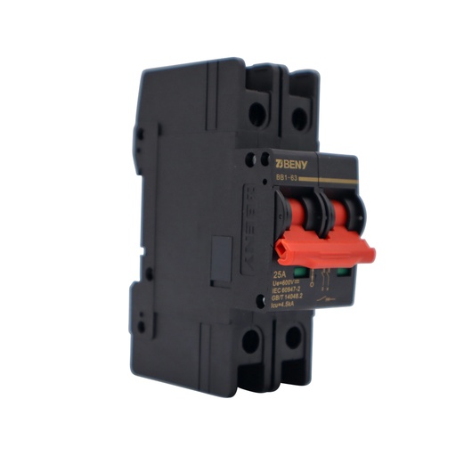 ZJ Beny 25A 2P DC Circuit Breaker 600V