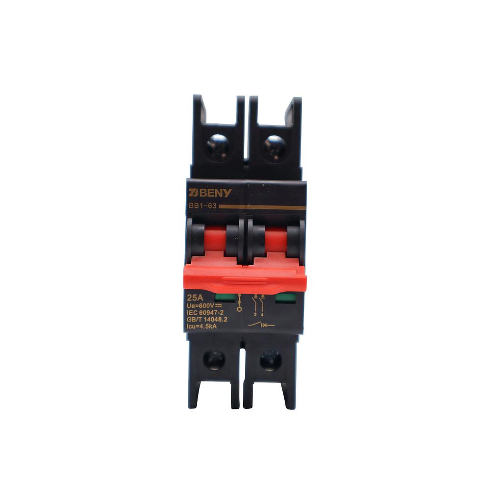 ZJ Beny 25A 2P DC Circuit Breaker 600V