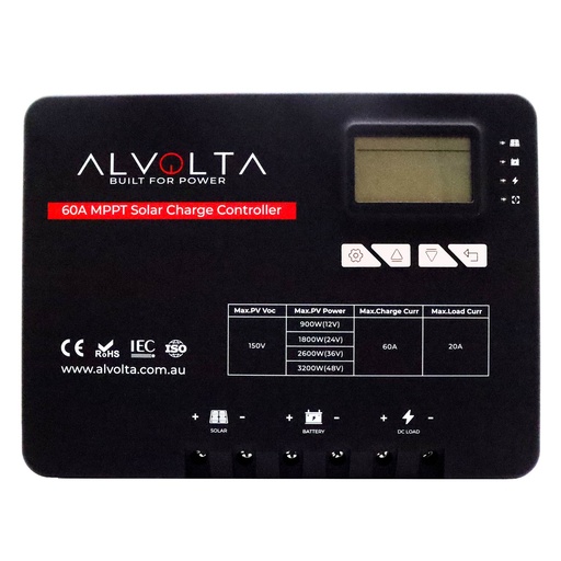 [AC60] Alvolta 150/60 Rugged MPPT Solar Controller