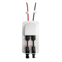 Alvolta Pre-Wired Dual Entry Junction Box White With Solar Connectors