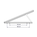 Schletter Tripod - up to 2.4 meter length modules