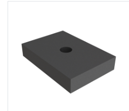 [973000-014Z] Schletter EPDM Rubber Self-adhesive 48x40mm