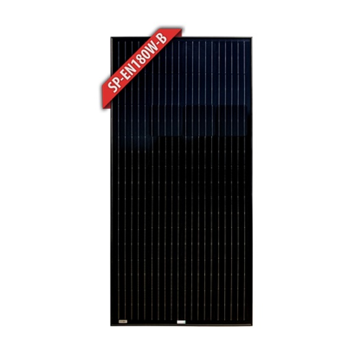 [SP-EN190W-B] Enerdrive 12V 190W Solar Panel Black