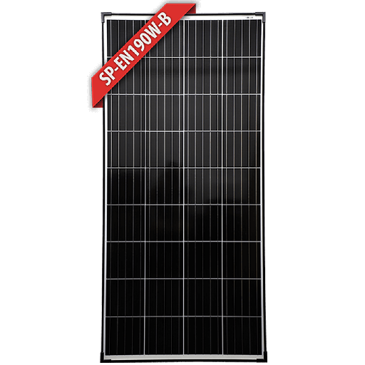 [SP-EN190W-B] Enerdrive 12V 190W Solar Panel Black