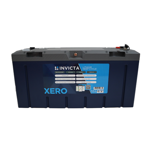 [SNLX12V200BT] Invicta Xero 12V 200Ah LiFePO4 Battery (Bluetooth)