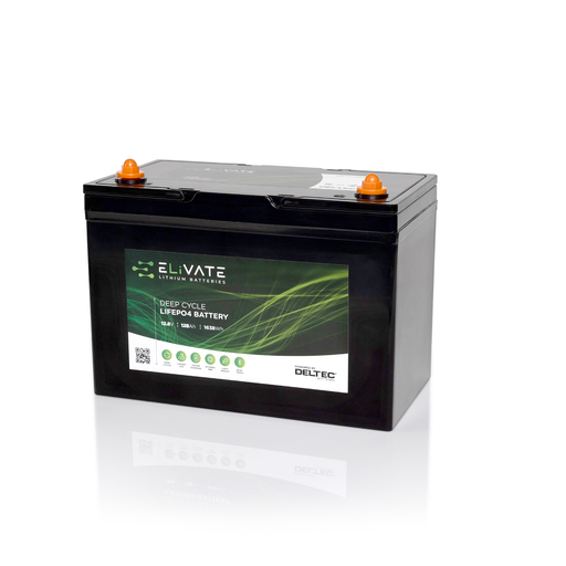 [DEL-LFP12V128BT] ELiVATE 12V 128Ah Lithium Battery (Bluetooth)