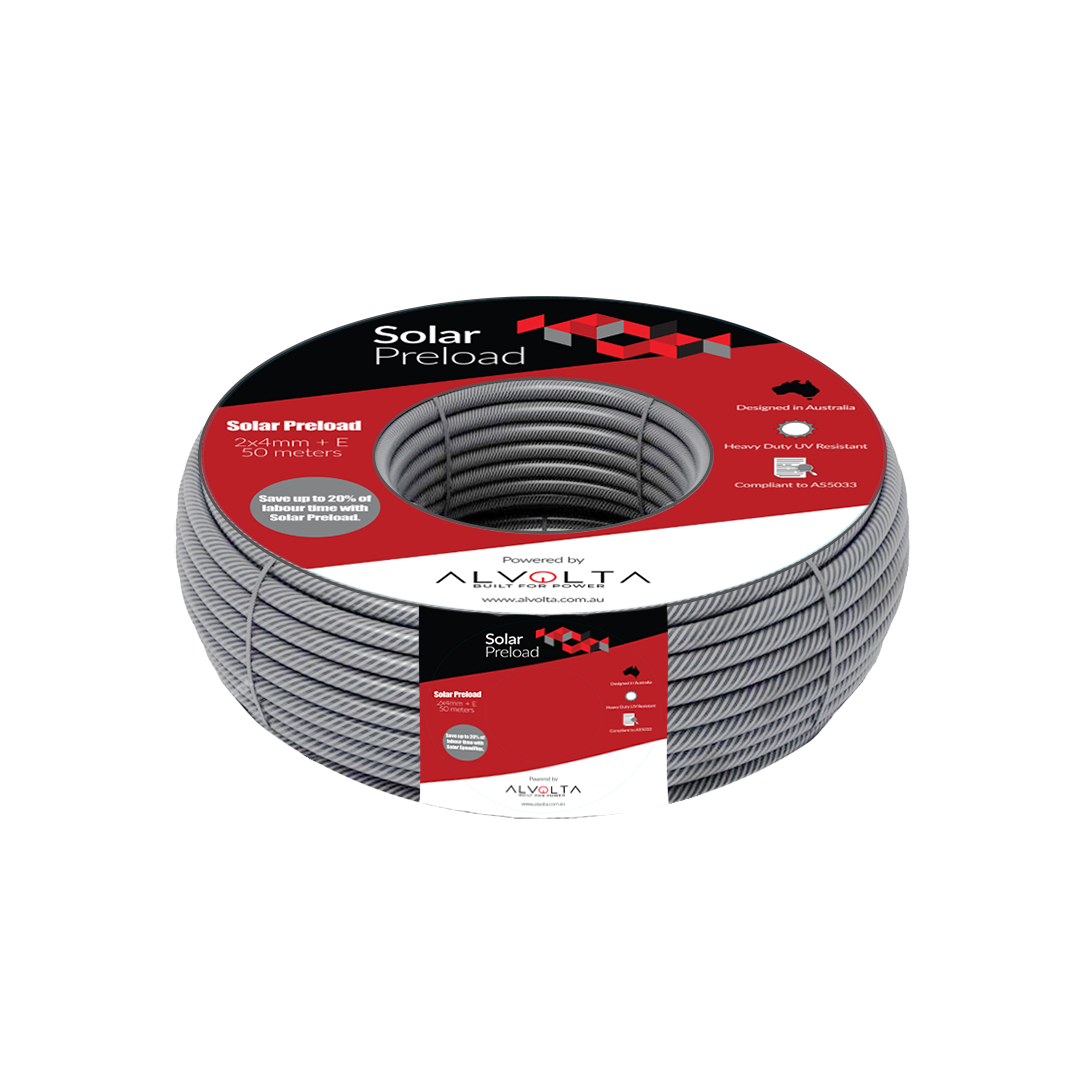 Alvolta Solar Preload 2x6mm+E 50m Roll