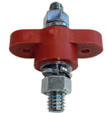 Enerdrive Terminal Feed Through 3/8-16 Stud Red