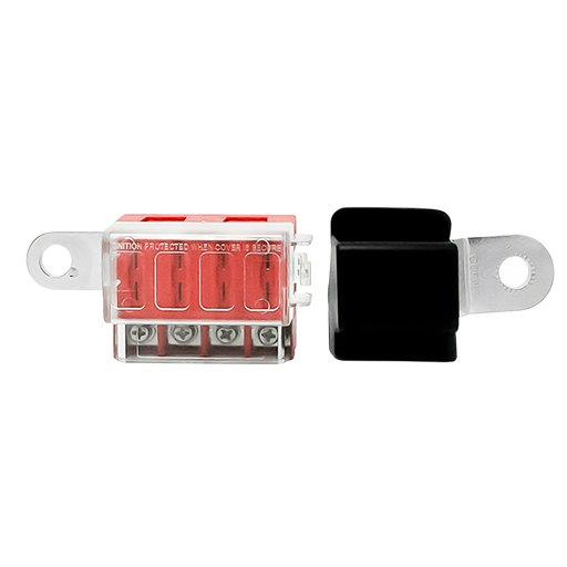 [ATM4C] Alvolta Terminal Mount ST Blade Fuse Panel 4 Circuit Kit