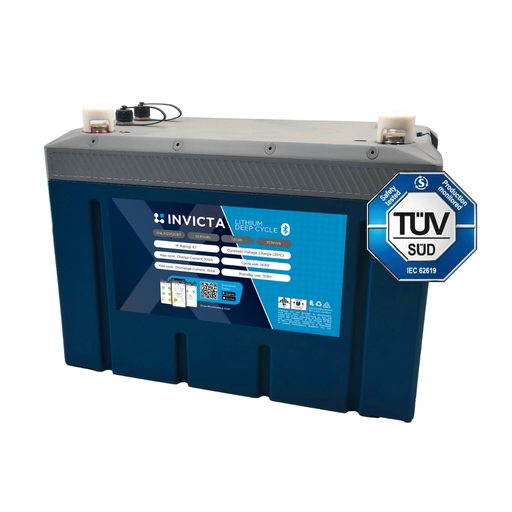 [SNLX12V100BT] Invicta Xero 12V 100Ah LiFePO4 Battery (Bluetooth)
