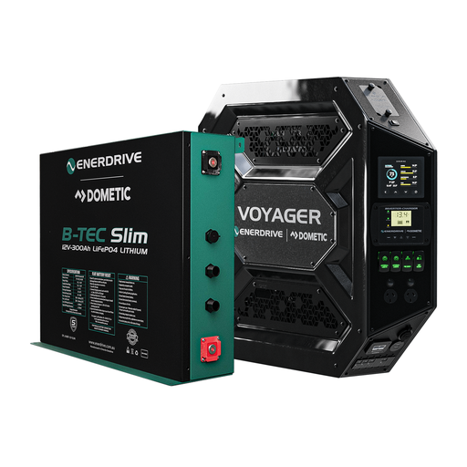 Enerdrive Voyager System (Right) 3000W Inc. 300Ah Slim B-TEC