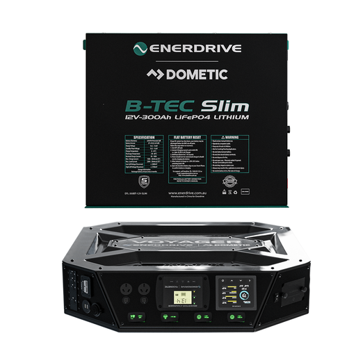 [K-V3T01-02] Enerdrive Voyager System (Top) 3000W Inc. 300Ah Slim B-TEC