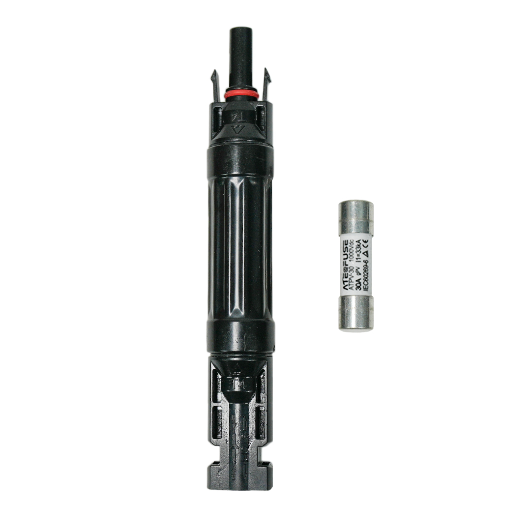 Alvolta 30A Solar Fuse Connector w/Spare Fuse