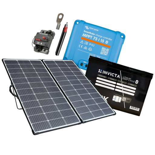 [AISCK220100] Portable Solar Charging Kit 220W/100A
