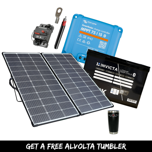 [AISCK220100] Portable Solar Charging Kit 220W/100A