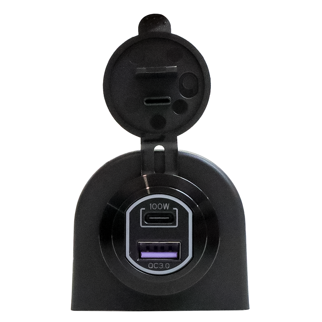 Alvolta Dual USB A+C Surface Mount Socket