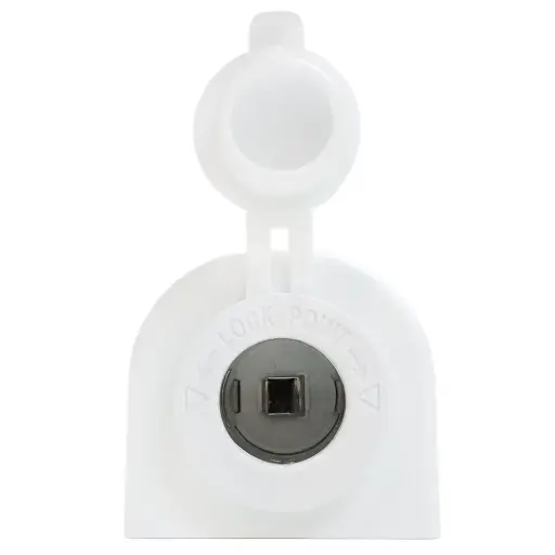 [ALV-WPSS] Alvolta 12/24V Power Surface Mount Socket White