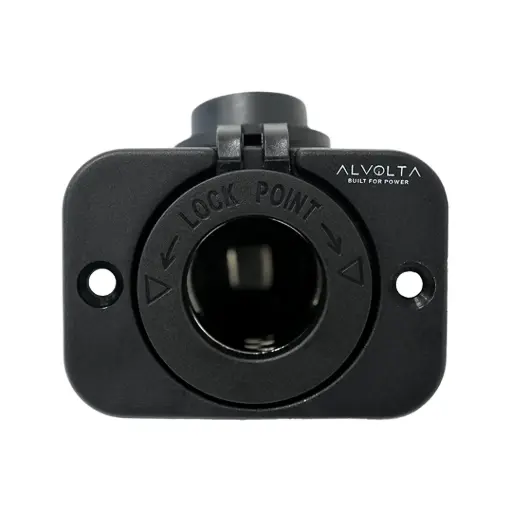 [ALV-BPFS] Alvolta 12/24V Power Flush Mount Socket Black