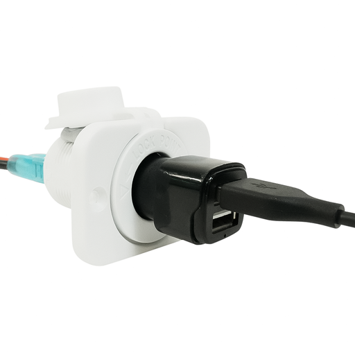 [ALV-WPFS] Alvolta 12/24V Power Flush Mount Socket White