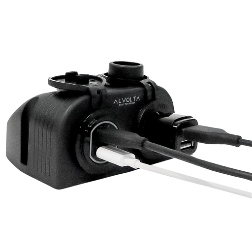 [ALV-BPCCSS] Alvolta Duo Power/USB C+C Surface Mount Socket Black