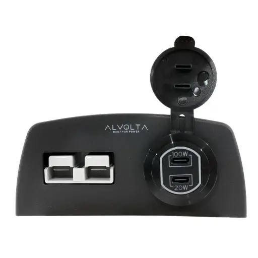 [ALV-BSB50CCSS] Alvolta Duo Anderson/USB C+C Surface Mount Socket