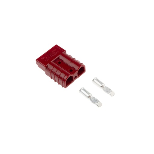[1ANDERSONRED] Anderson Power Products 50A Genuine Red Anderson Plug