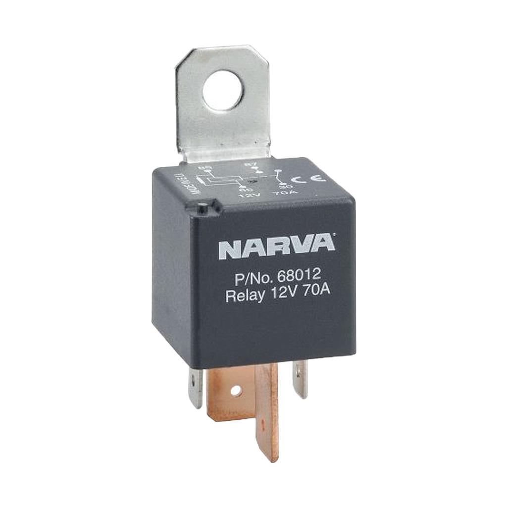 [68012BL] Narva 12V 70A 4 Pin Relay