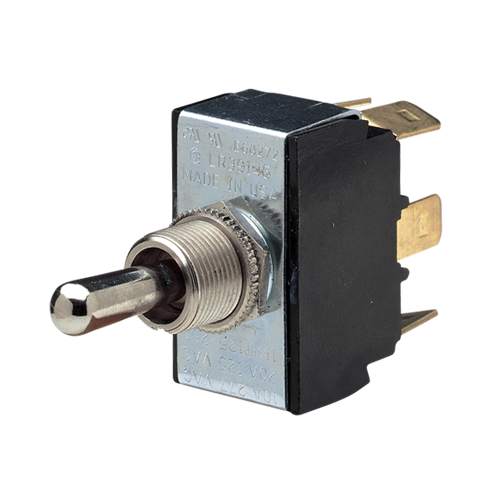 [60067BL] 25A Heavy Duty (On/Off/On) Toggle Switch