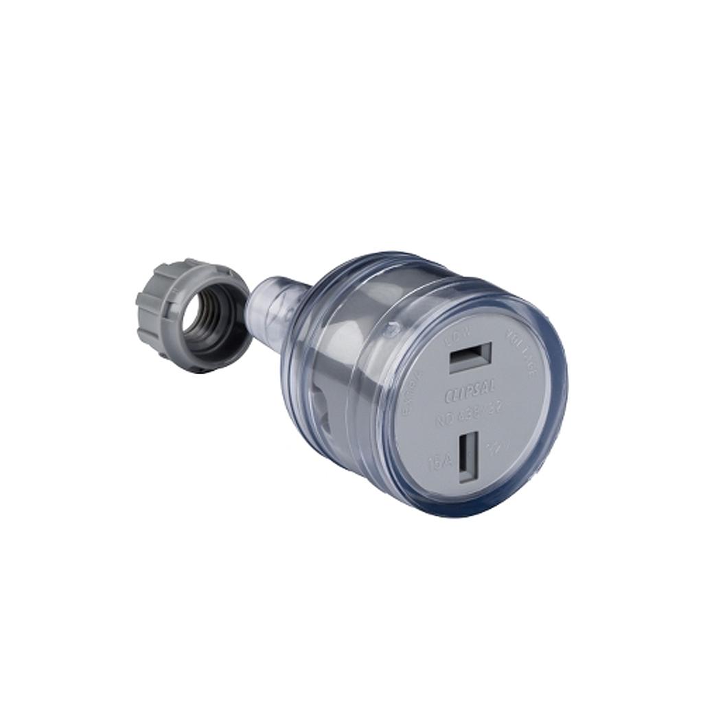 Clipsal 32V 15A Inline T Socket