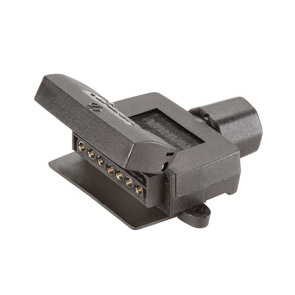 [82042BL] Narva 7 Pin Flat Trailer Socket