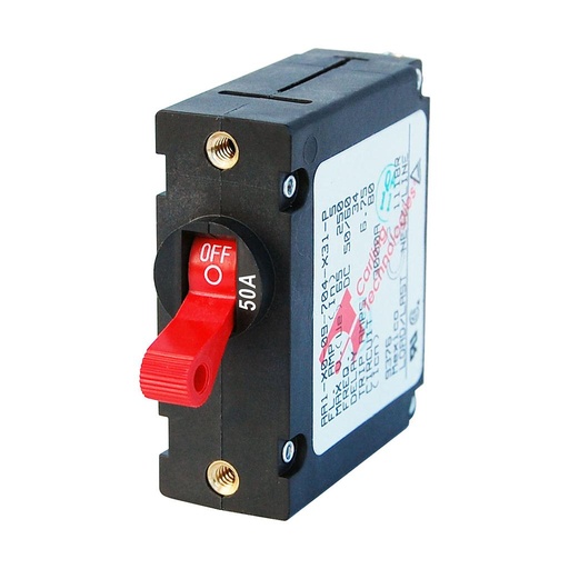 [BS-7229B] Bluesea Circuit Breaker AA1 Toggle 50A Red