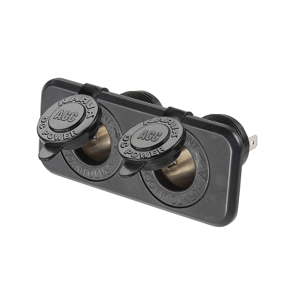 Narva Cig/Cig Flush Mount Black