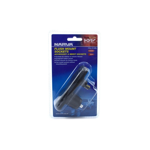 [81140BL] Narva Acc/Merit Twin Socket F/Mount