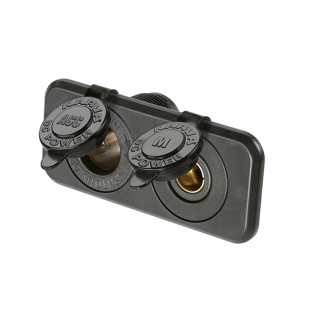 Narva Acc/Merit Twin Socket F/Mount