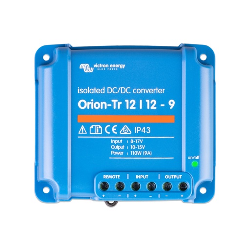 [ORI121210110R] Victron Orion-Tr 12/12-9A (110W) Isolated DC-DC Converter