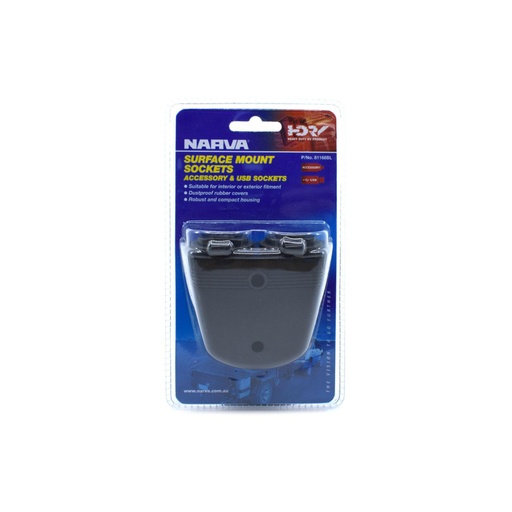Narva Cig/USB Surface Mount Black
