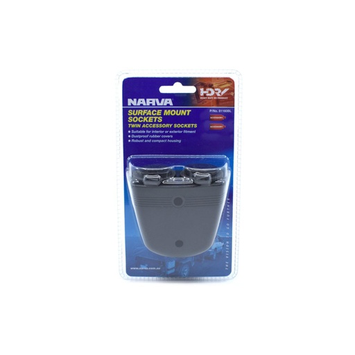 [81160BL] Narva Cig/Cig Surface Mount Black